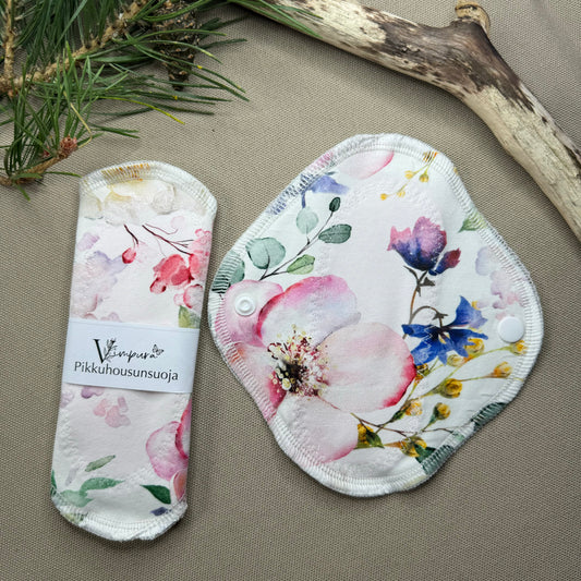 pikkuhousunsuoja, moniväri kukka