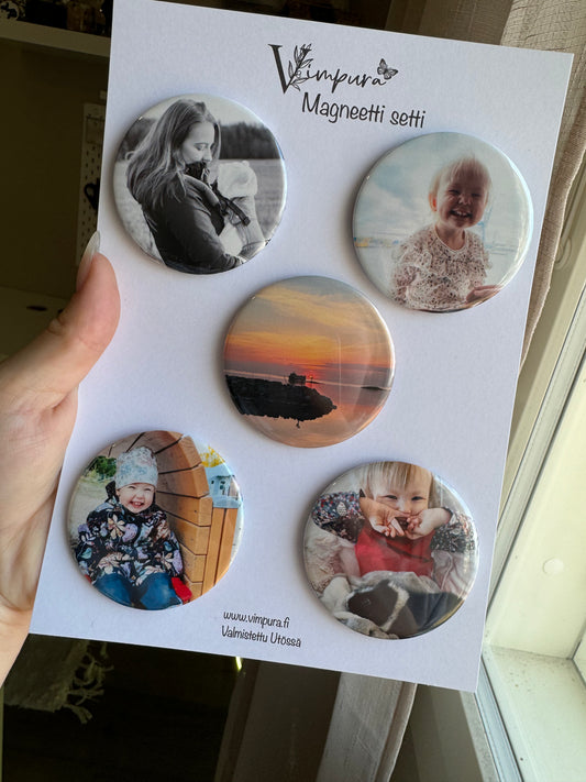 Magneetti omalla kuvalla