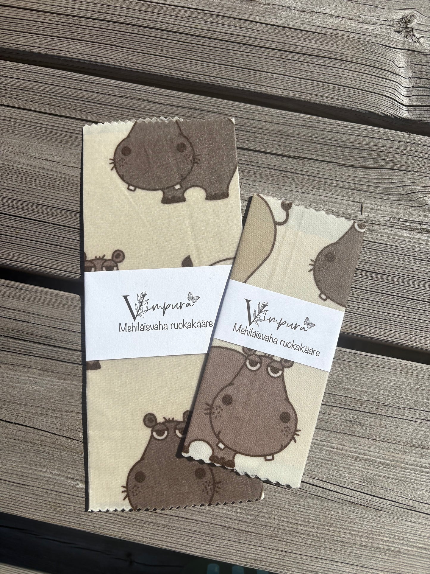 Mehiläisvaha ruokakääre, hippo